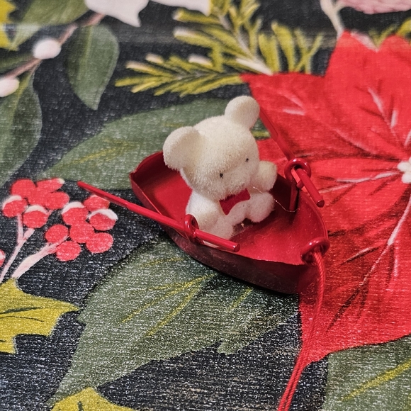 Fishing Boat Bear Ornament - Picture 3 of 6